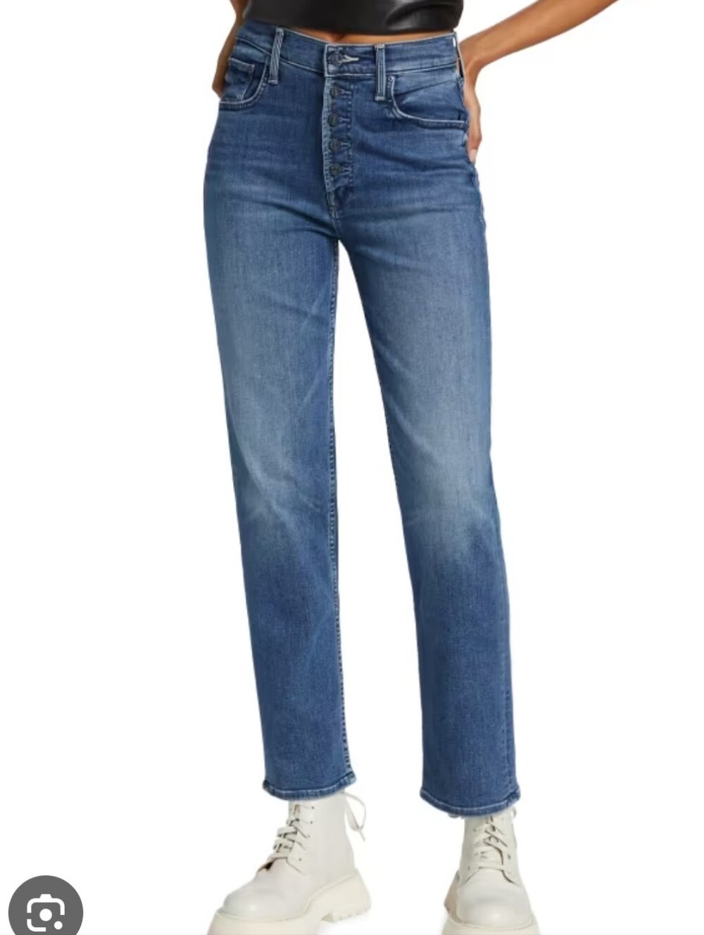Mother "The Tomcat" straight leg crop jeans Sz 29